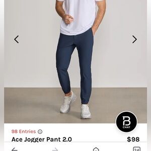 BYLT Ace Joggers in navy